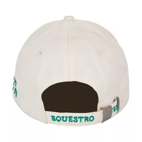 Baseball sapka szivacs logóval, one size, antik fehér/ultramarine zöld