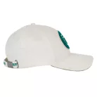 Baseball sapka szivacs logóval, one size, antik fehér/ultramarine zöld