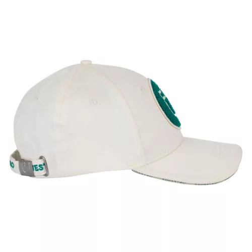 Baseball sapka szivacs logóval, one size, antik fehér/ultramarine zöld