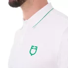 Equestro Férfi edzőpóló kontrasztos részletekkel