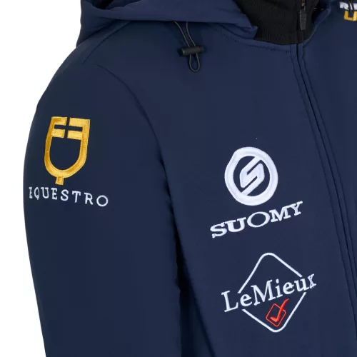 Equestro férfi Multilogo softshell dzseki