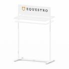 Fehér acél ruhakiállító L1000xW400xH1600 mm