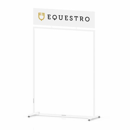 Fehér acél ruhakiállító