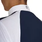 Férfi slim fit versenypóló négy gombbal