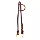 5/8"-os Egyszerű Csatos Slip Ear Fejstall, one size, sötét olívás