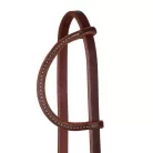 5/8"-os Egyszerű Csatos Slip Ear Fejstall, one size, sötét olívás