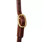 5/8"-os Egyszerű Csatos Slip Ear Fejstall, one size, sötét olívás