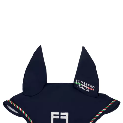 Olasz zászlós fülvédő Equestro X FISE