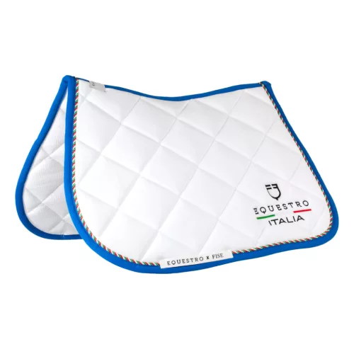 Ugró nyeregalátét olasz zászlós díszítéssel Equestro X FISE
