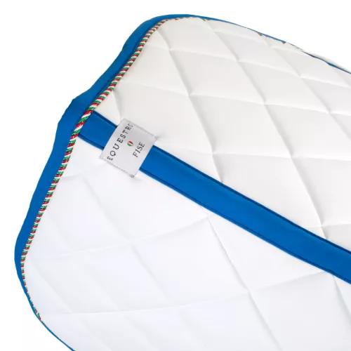 Ugró nyeregalátét olasz zászlós díszítéssel Equestro X FISE