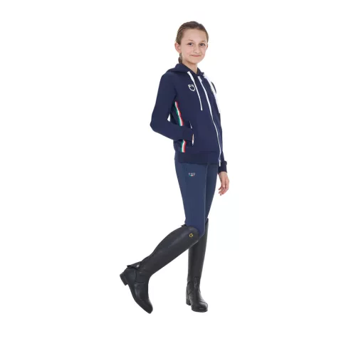 Gyerek unisex kapucnis pulcsi Equestro X FISE