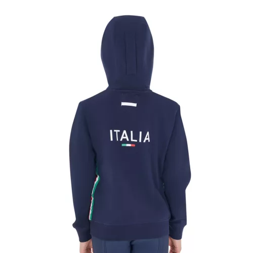 Gyerek unisex kapucnis pulcsi Equestro X FISE