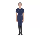 Equestro Gyerek unisex slim fit póló Equestro X FISE