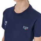 Equestro Gyerek unisex slim fit póló Equestro X FISE
