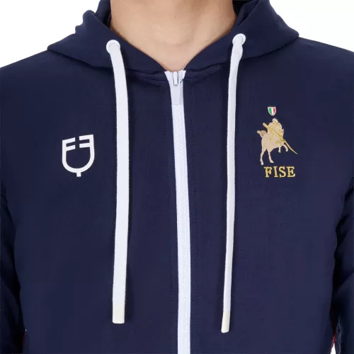 Férfi kapucnis pulóver Equestro X FISE