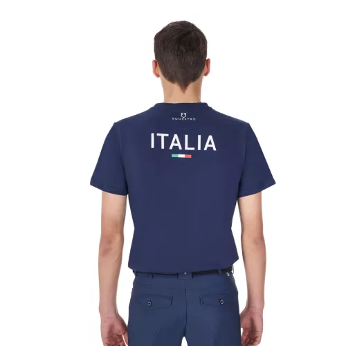 Férfi slim fit póló Equestro X FISE