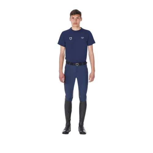 Férfi slim fit póló Equestro X FISE
