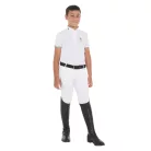 Fiú négy gombos verseny póló Equestro X FISE