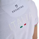 Lányok zipzáras versenypóló Equestro X FISE