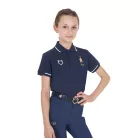 Equestro Gyerek unisex polo póló technikai anyagból Equestro X FISE