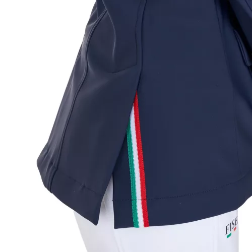 Gyerek unisex háromgombos versenyzakó Equestro X FISE