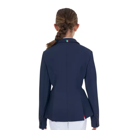 Gyerek unisex háromgombos versenyzakó Equestro X FISE