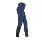 Gyerek unisex térdgrip lovaglónadrág Equestro X FISE