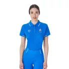Női három gombos edzőpóló Equestro X FISE