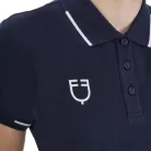Női három gombos edzőpóló Equestro X FISE
