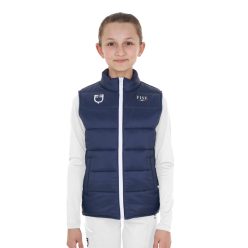 Gyerek unisex slim fit mellény Equestro X FISE