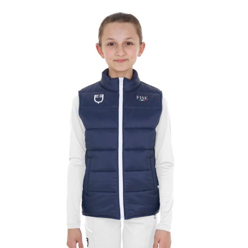 Gyerek unisex slim fit mellény Equestro X FISE