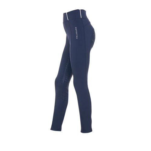 Lány slim fit teljes tapadású leggings Equestro X FISE