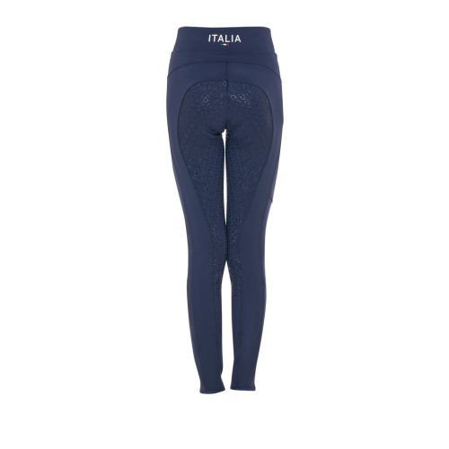 Lányok slim fit teljes tapadású leggings Equestro X FISE