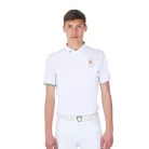 Férfi versenypóló Equestro X FISE