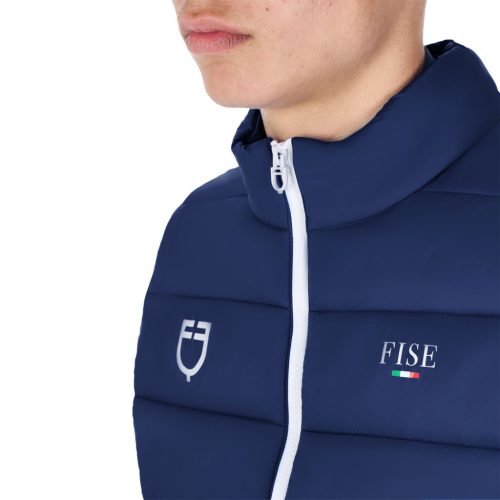 Férfi slim fit mellény Equestro X FISE