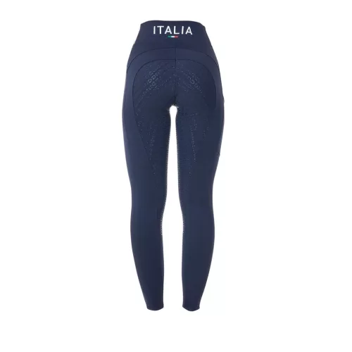 Női slim fit teljes tapadású leggings Equestro X FISE