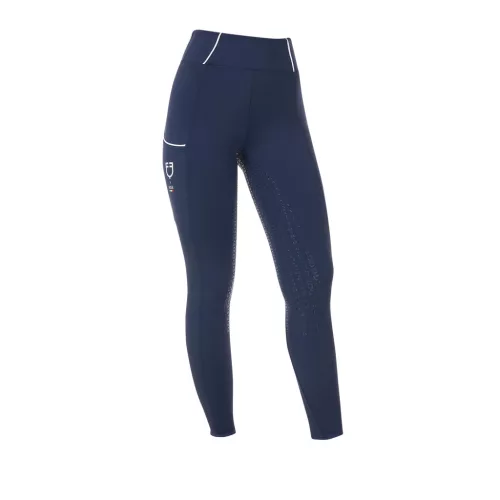 Női slim fit teljes tapadású leggings Equestro X FISE