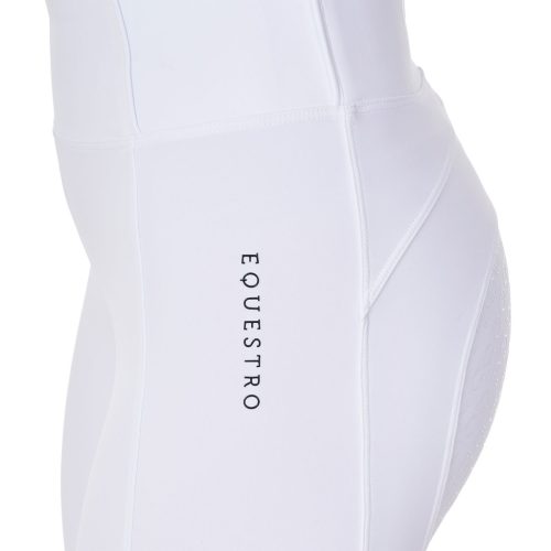 Női slim fit teljes grip leggings Equestro X FISE