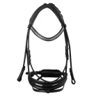 Dalila bridle borjúbőrből, full, fekete/fekete