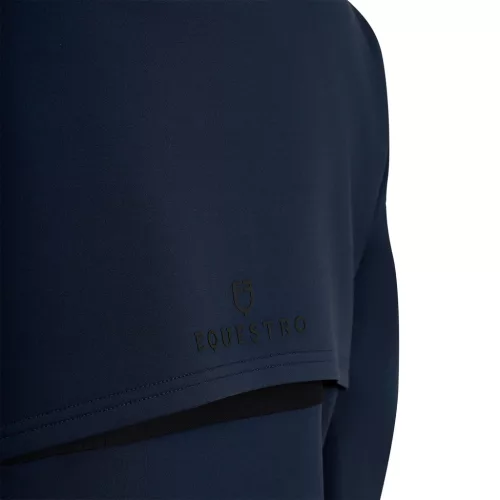 Equestro Női kivágott kapucnis pulóver