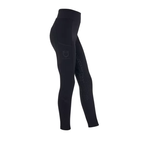 Lány leggings perforált díszítéssel