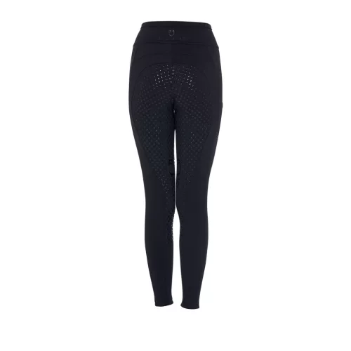 Lány leggings perforált díszítéssel