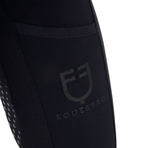 Lány leggings perforált díszítéssel