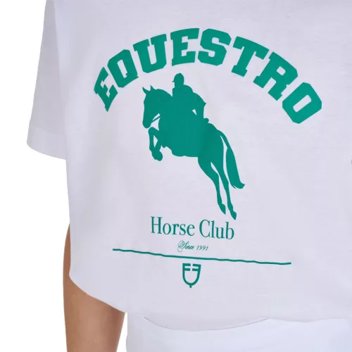 Equestro Lányok Ugró Lovas Klub Pamut Póló