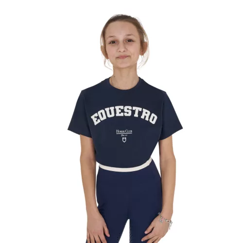 Equestro Lányok Lóklub Pamut Póló