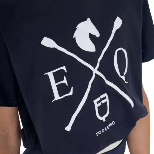 Equestro Lány EQ pamut póló