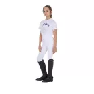 Equestro Lány Cannes pamut póló strasszokkal