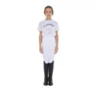 Equestro Lány Cannes pamut póló strasszokkal