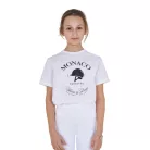 Equestro Lány Monaco pamut póló strasszkövekkel