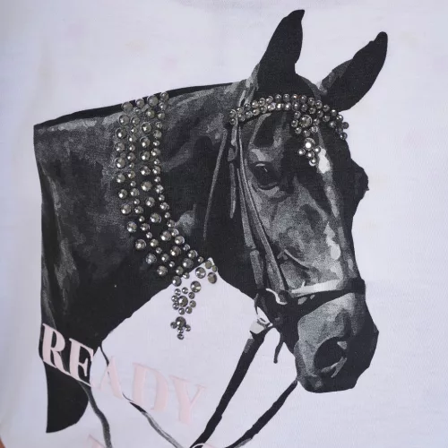 Equestro Lányok Partira Kész Póló Strasszokkal